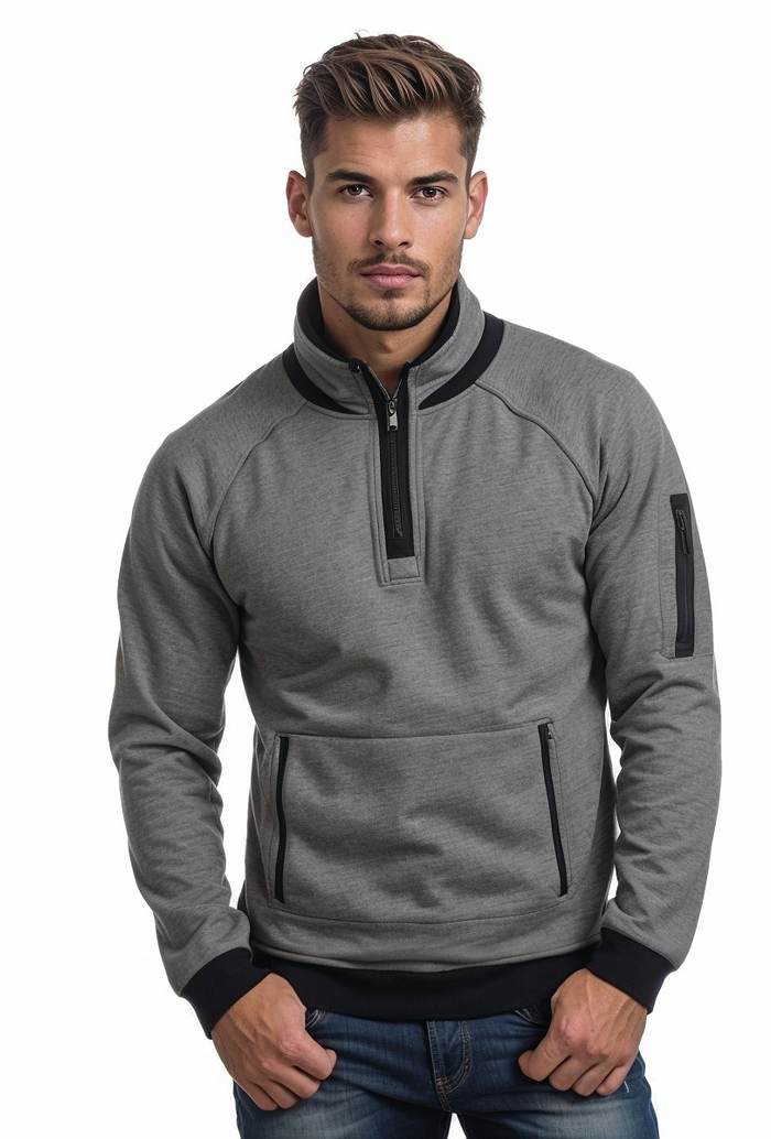 Sudadera de hombre cuello alto